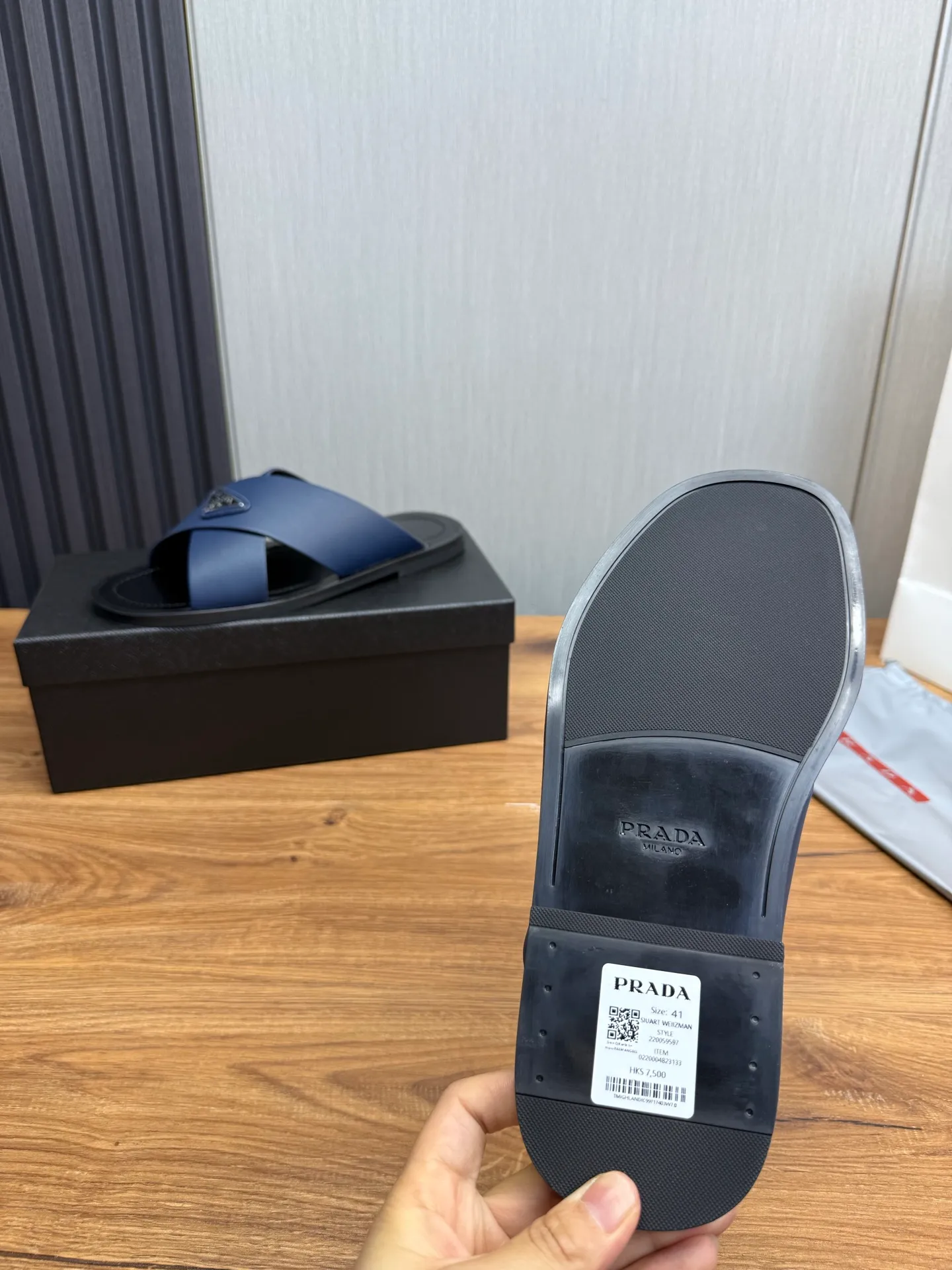 Factory price 340💰 ＰＲＡＤＡPrada - popular men's slippers hot sale 🔥 🩴Official website one to one production 38-45 sizes 45 46 🉑️Customized!